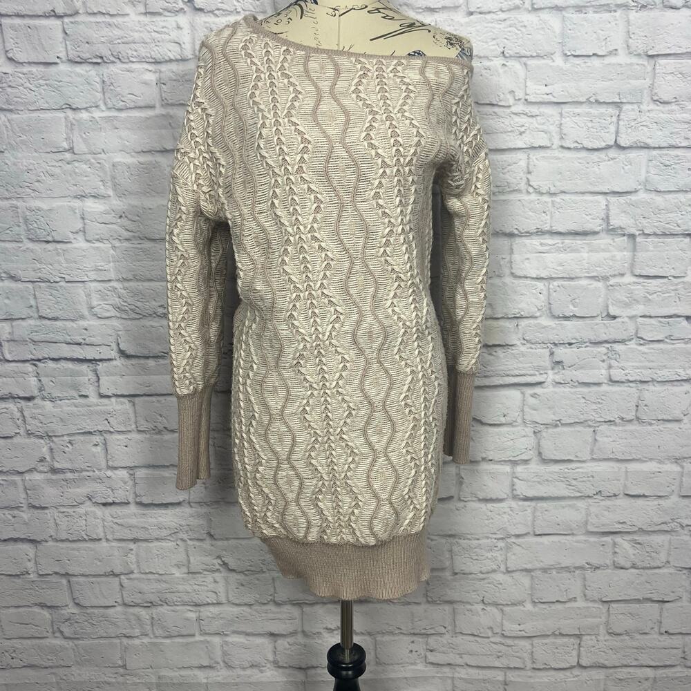 Venus Long Sleeve Oversized Sweater Dress